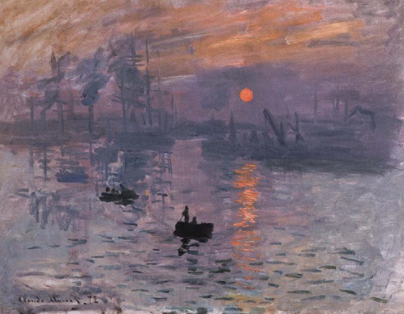 Claude Monet impression,sunrise Spain oil painting art